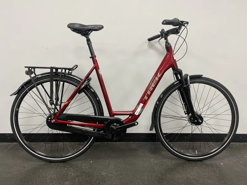 Ex-Display Trek L300 Lowstep Hybrid Bike X-Large 2020 in Red
